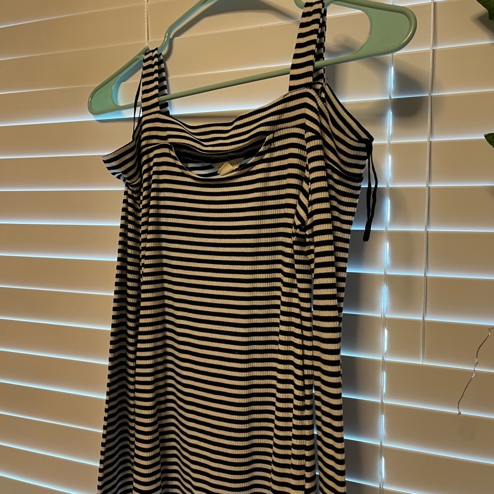 Aeropostale Stripe Cut Out Off Shoulder Long Sleeve!